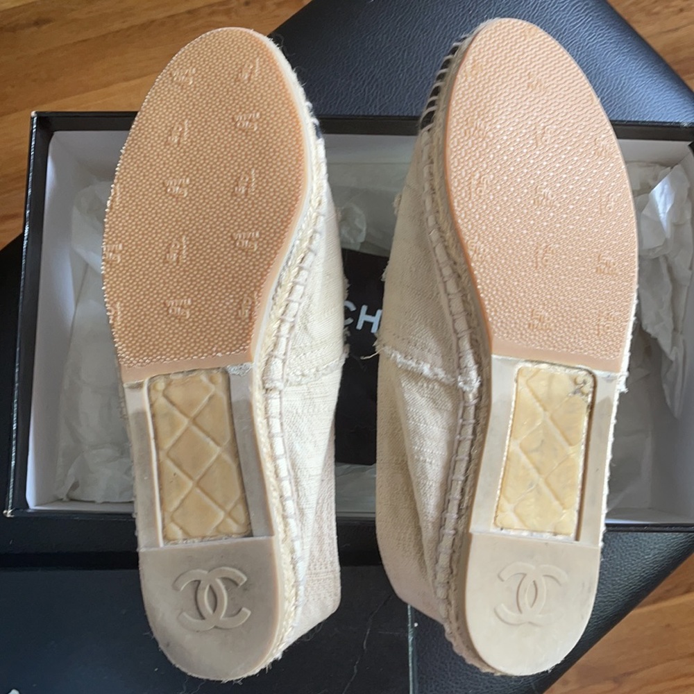 🖤Chanel canvas espadrilles 38🤍 - Picture 11 of 17